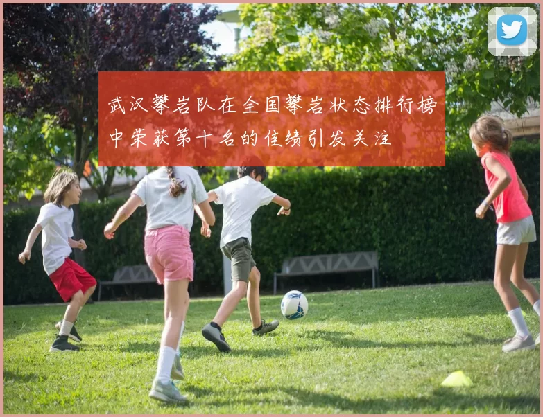 武汉攀岩队在全国攀岩状态排行榜中荣获第十名的佳绩引发关注